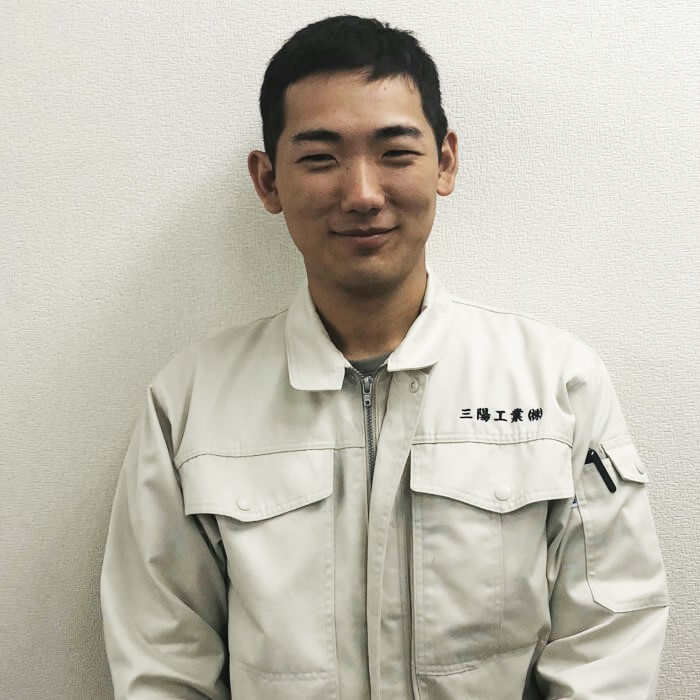 岡山の金属鋳造・加工を行う工場で働く石村賢太郎さん